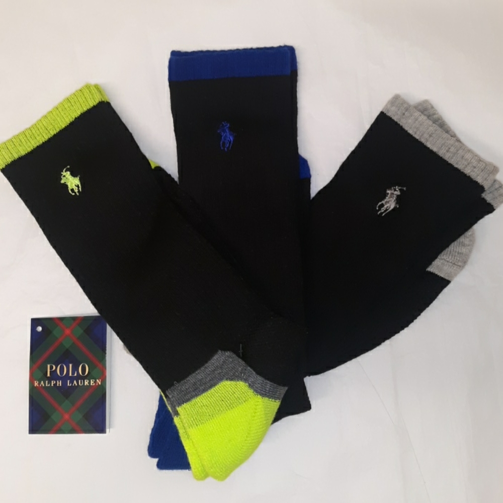🚨 Polo Ralph Lauren Socks 3Pair Brand New - Picture 7 of 7